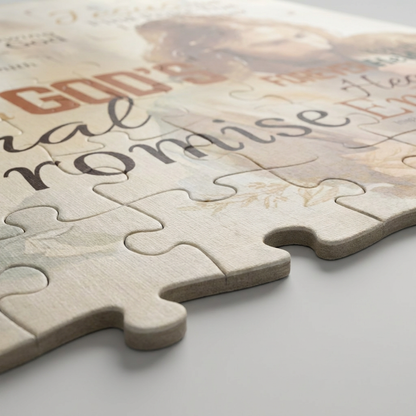 Personalized Sacred Embrace Memorial Puzzle for Him – Eternal Memory Keepsake