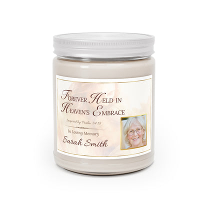 Heaven's Embrace Custom Photo Loss of Mother Candle