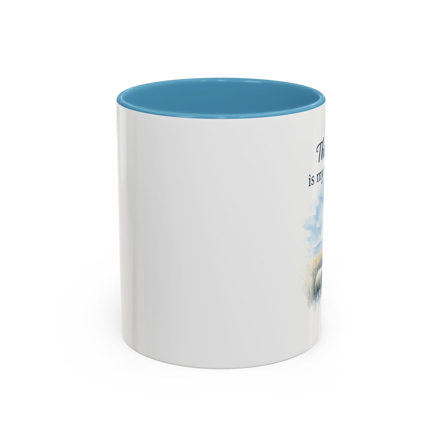 Memorial Accent Coffee Mug - The Lord is My Shepherd - Psalm 23:1